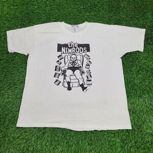 Vintage 1997 The Nimrods Ohio Punk Rock Shirt XL 24x28 RARE 90s Runt-Records